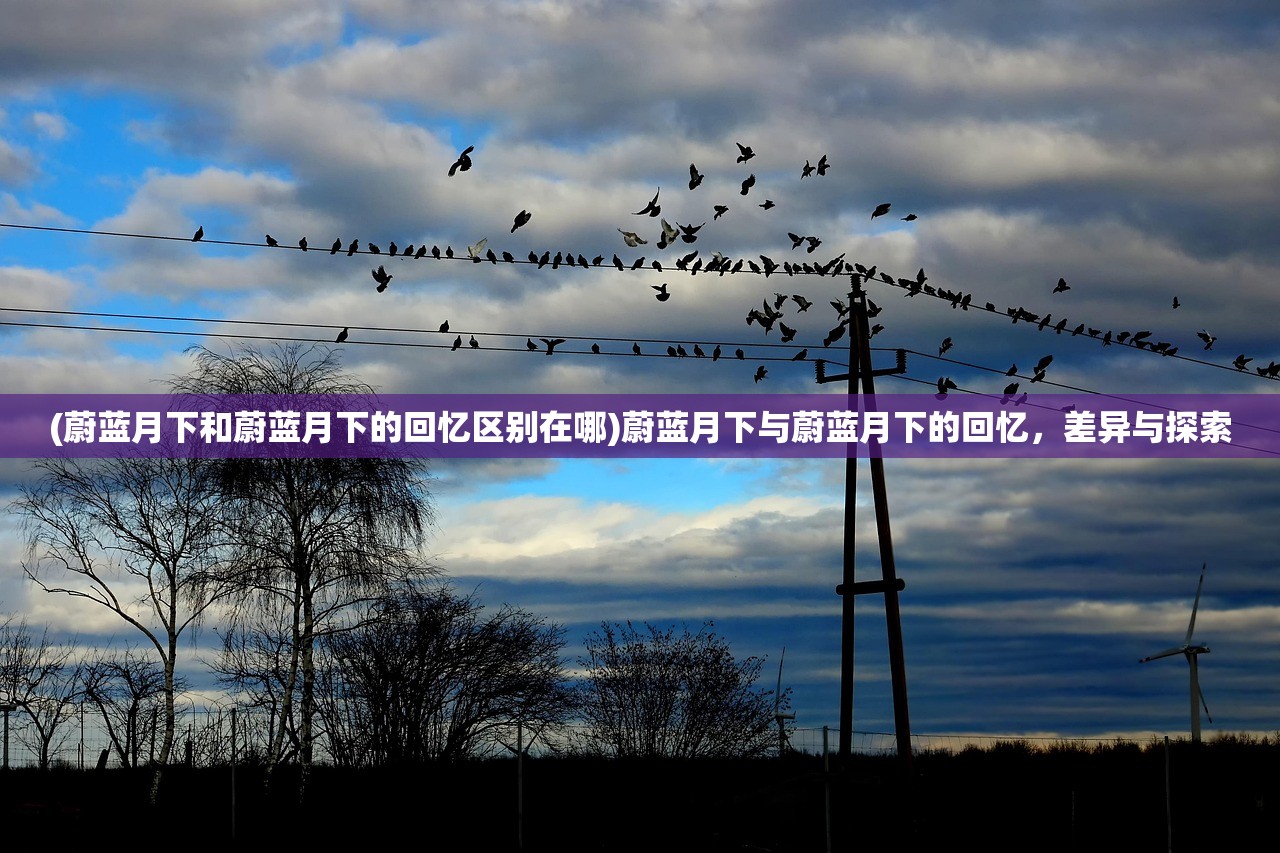 (蔚蓝月下和蔚蓝月下的回忆区别在哪)蔚蓝月下与蔚蓝月下的回忆,差异与探索 (蔚蓝月下和蔚蓝月下的回忆区别在哪)蔚蓝月下与蔚蓝月下的回忆,差异与探索