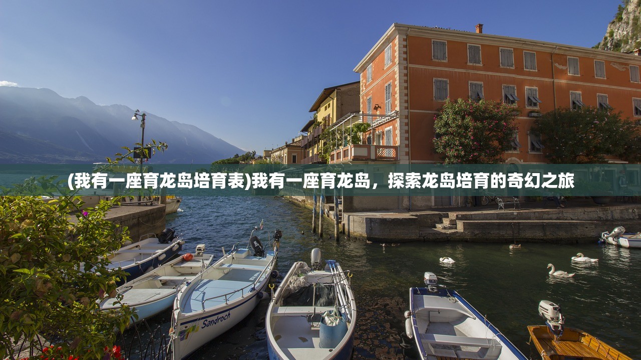 (我有一座育龙岛培育表)我有一座育龙岛，探索龙岛培育的奇幻之旅
