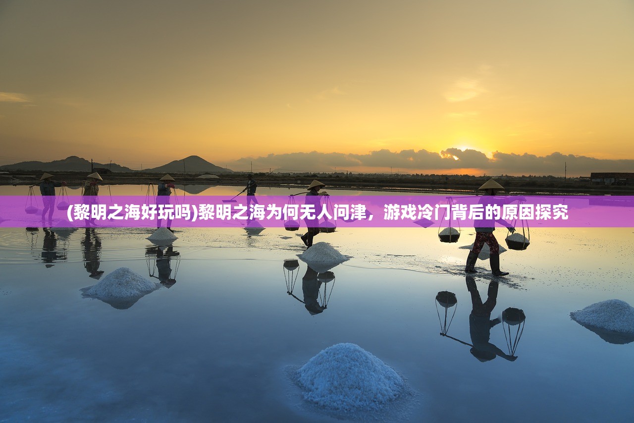 (黎明之海好玩吗)黎明之海为何无人问津，游戏冷门背后的原因探究