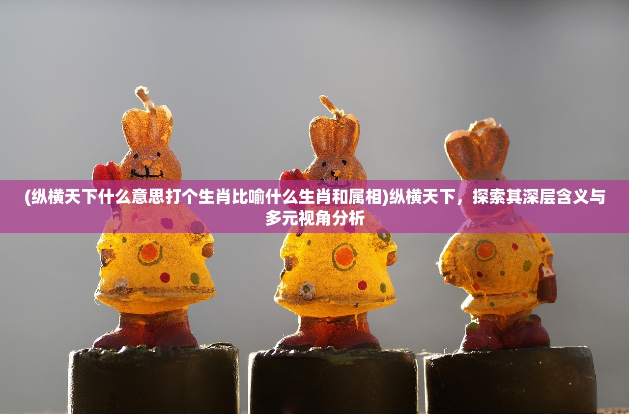 (纵横天下什么意思打个生肖比喻什么生肖和属相)纵横天下，探索其深层含义与多元视角分析