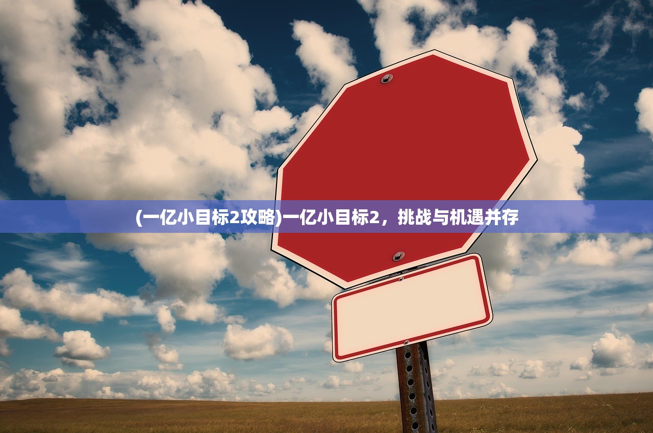 (一亿小目标2攻略)一亿小目标2,挑战与机遇并存 (一亿小目标2攻略)一亿小目标2,挑战与机遇并存